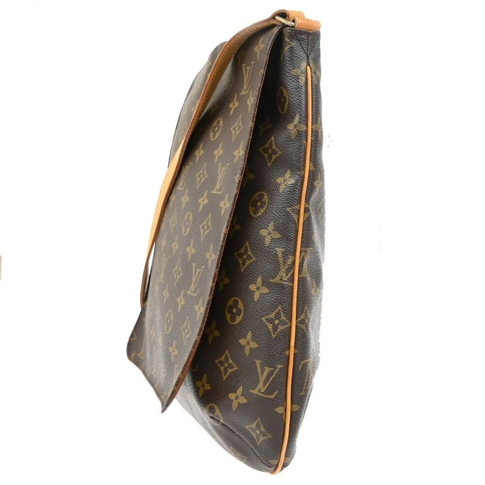 LOUIS VUITTON Musette Shoulder Bag Monogram Leather Brown France M51256 79EF803 - Picture 2 of 16